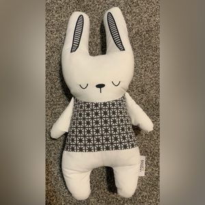 Bizzi Growin Monochrome Rabbit Pillow